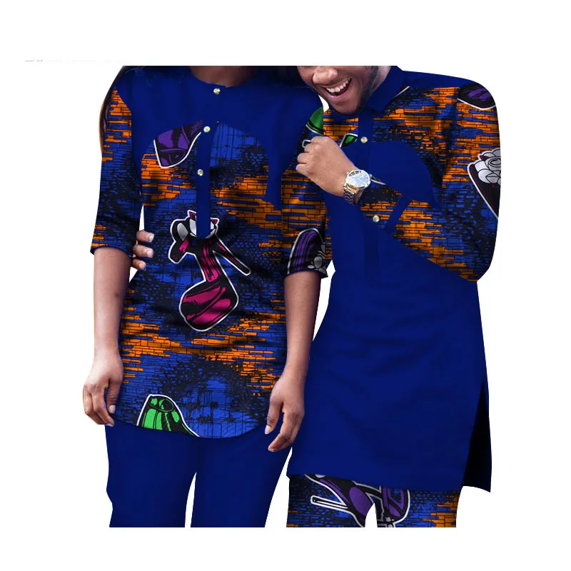 Causal-African-Wax-Print-Couples-Clothes-Bazin-Men-and-Women-2-Piece-Top-and-Pants-Sets(10)