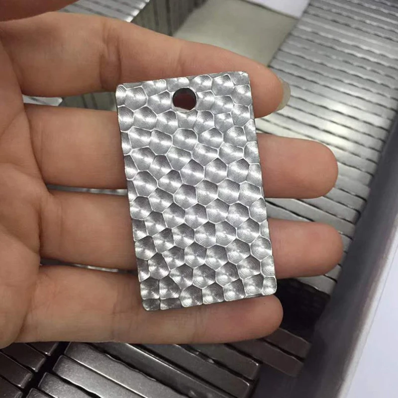 

Pure titanium rectangle 50 mm by 30 mm pendant men meteorites stone charm (You can DIY different necklaces ) not included chain
