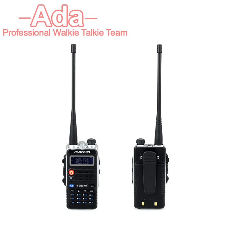 

8W High Power CD Radio 4800mAh LEG radio baofeng talkie UV-B2 Plus dual VHF/UHF battery 128ch mobile walkie talkie LCD handheld
