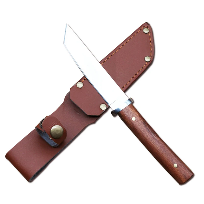 ToughKeng 59HRC Jungle Tanto нож с фиксированным лезвием 9Cr18Mov Стальной Охотничий Нож Открытый