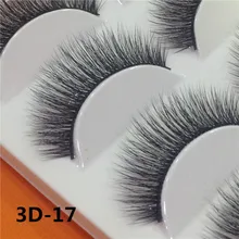 5 пар 3D ручной ресницы натуральные длинный толстый ежедневно Макияж толстый крест ресницы