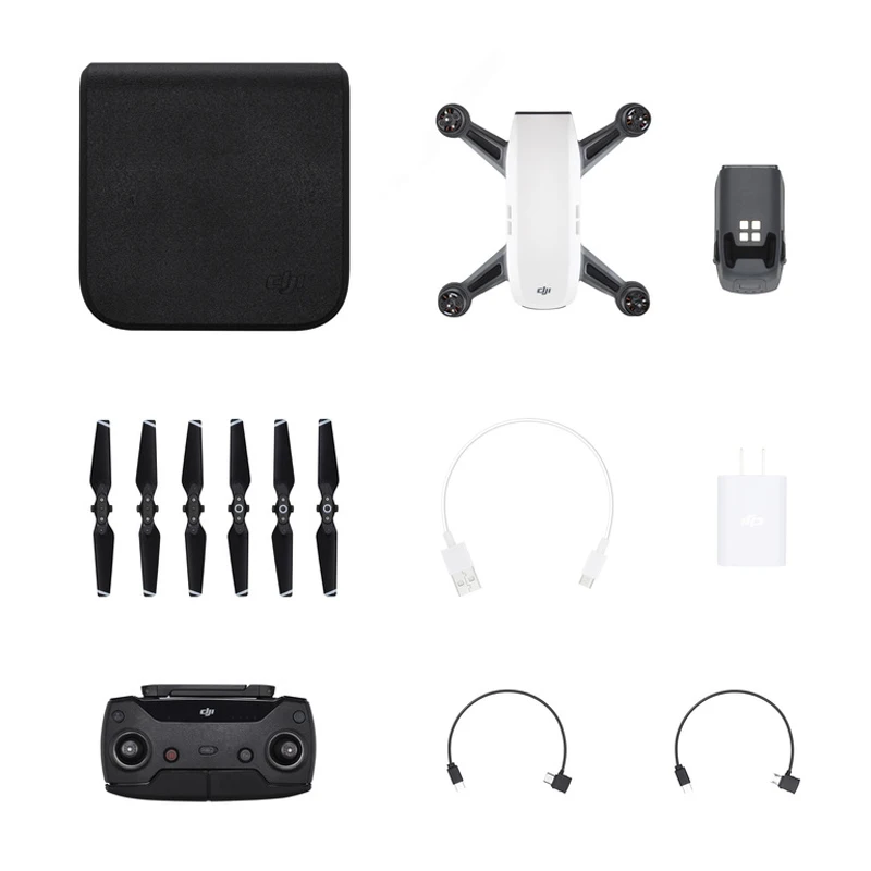 DJI Spark контроллер комбинированный мини Дрон с 1080 P HD Активный Трек Quickshot камера
