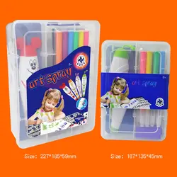 Детская волшебная ручка Аэрограф маркер набор спрей арт электрические цветные маркеры студент ребенок рисунок ручка Рождественский