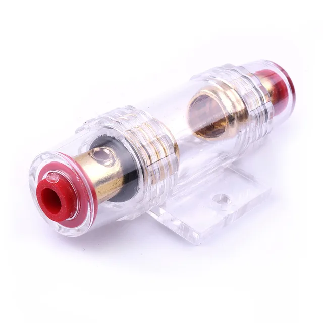 Best Offers Universal 1pcs 12V 80A AGU Fuse Holder Block For Car Vehicle Subwoofer Audio Power Amplifier Cable 85mm Car-styling Hot Sale NEW