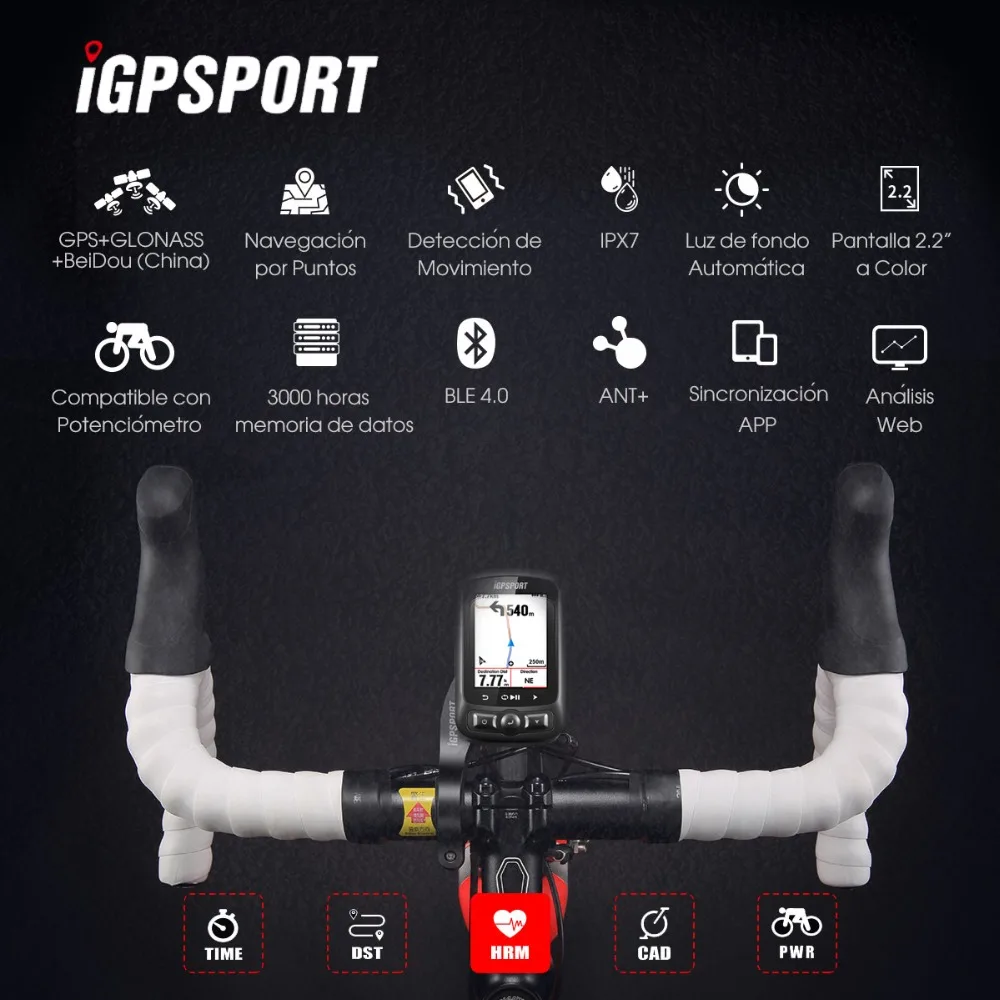 

iGPSPORT iGS618 GPS Cycling Computer Road MTA Bicycle Training Speedometer ANT+ supports Cadence / Speed / heart rate Monitor