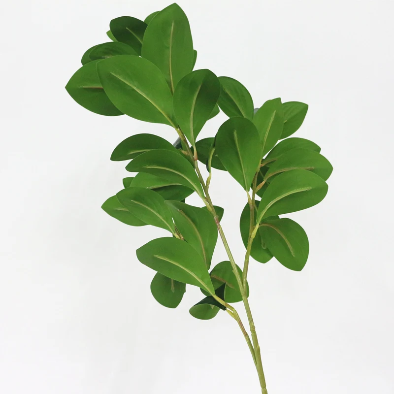 JAROWN Artificial Real Touch Plant Leaf Simulation Green Tree Branch Nordic Style Home Decor Accessories Wedding Decor Flower (15)