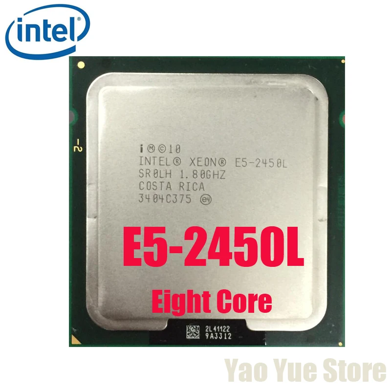 Процессор Intel Xeon E5-2450L E5 2450L ПК серверный процессор LGA 1356 1,8g Восьмиядерный процессор