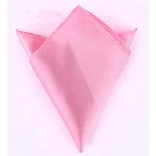 Мужской сатин британский стиль Hankerchief Ханки Обычная Cracat связи для свадьбы Повседневное одноцветное Цвет платок Полотенца 22*22 см KM186233