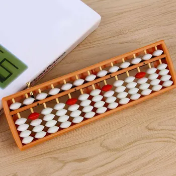 

Plastic Abacus 13 Digits Abacus Retro Home Decor Crafts Toys Arithmetic Tool with Liquidator Arithmetic Soroban Math Calculator