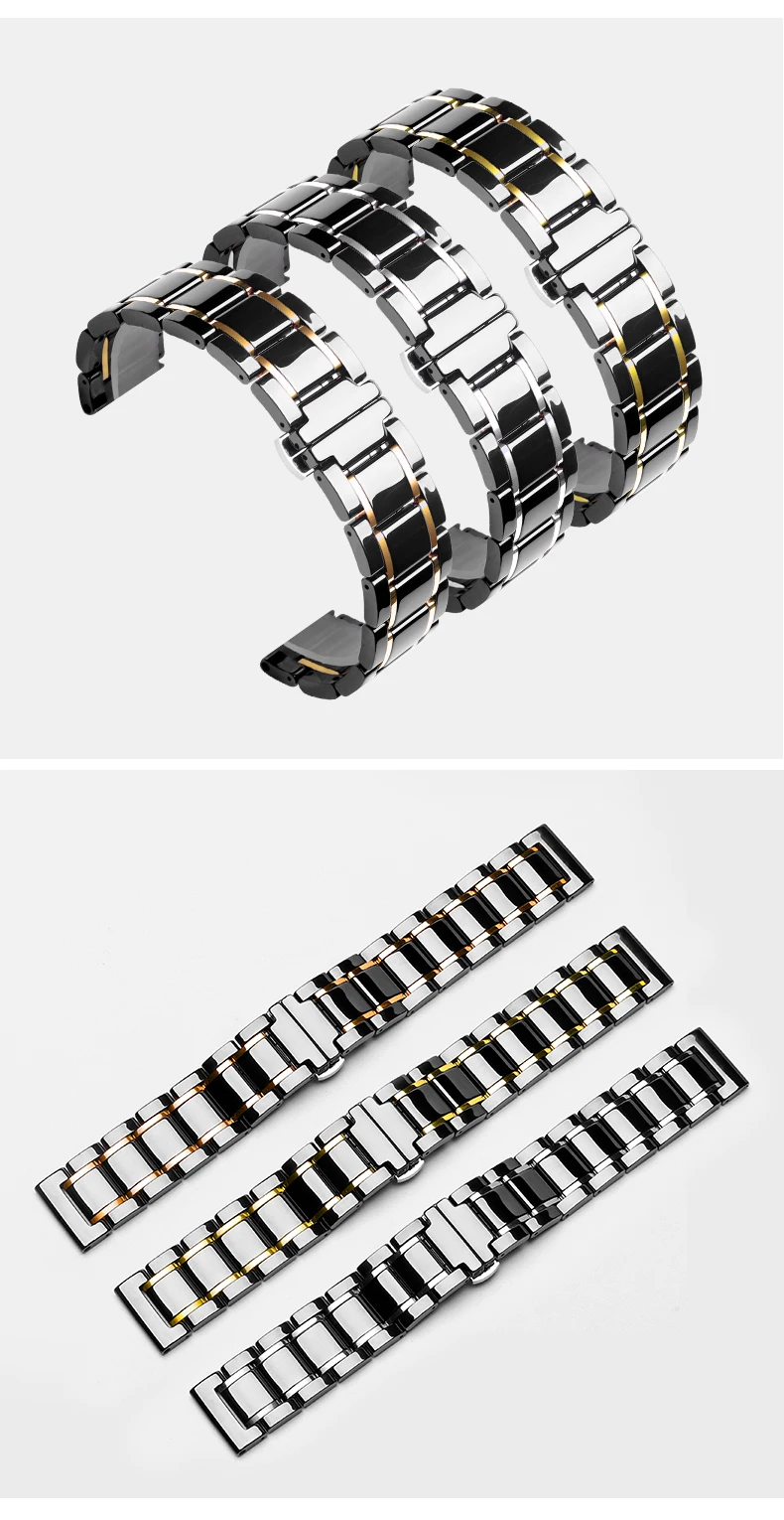 Pulseira de Cerâmica para Huawei Pulseiras para Huawei Talkband Honor Assista 18mm Substituição b6 b3 Acessórios b5 s1 9 Eletrônicos