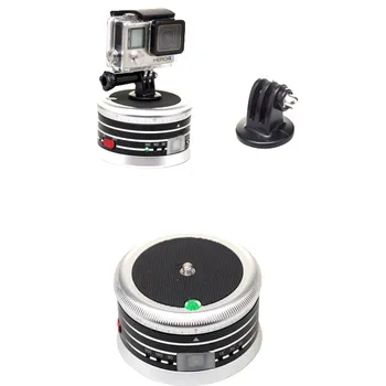 

DOITOP Mini Electric Panorama Tripod Head 360 Degree Level Rotating Time Remote Control For Cellphone Gopro Pocket DSLR CameraA3