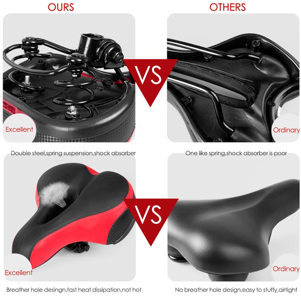 1 шт. дышащий амортизатор Велосипедное Сиденье креативные практичные принадлежности для велоспорта дышащее удобное Велосипедное Сиденье