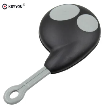 

KEYYOU 2pc/lot 2Button Smart Remote Key Keyless Case Blade For Cobra 7777 1046 3196 Free Shipping