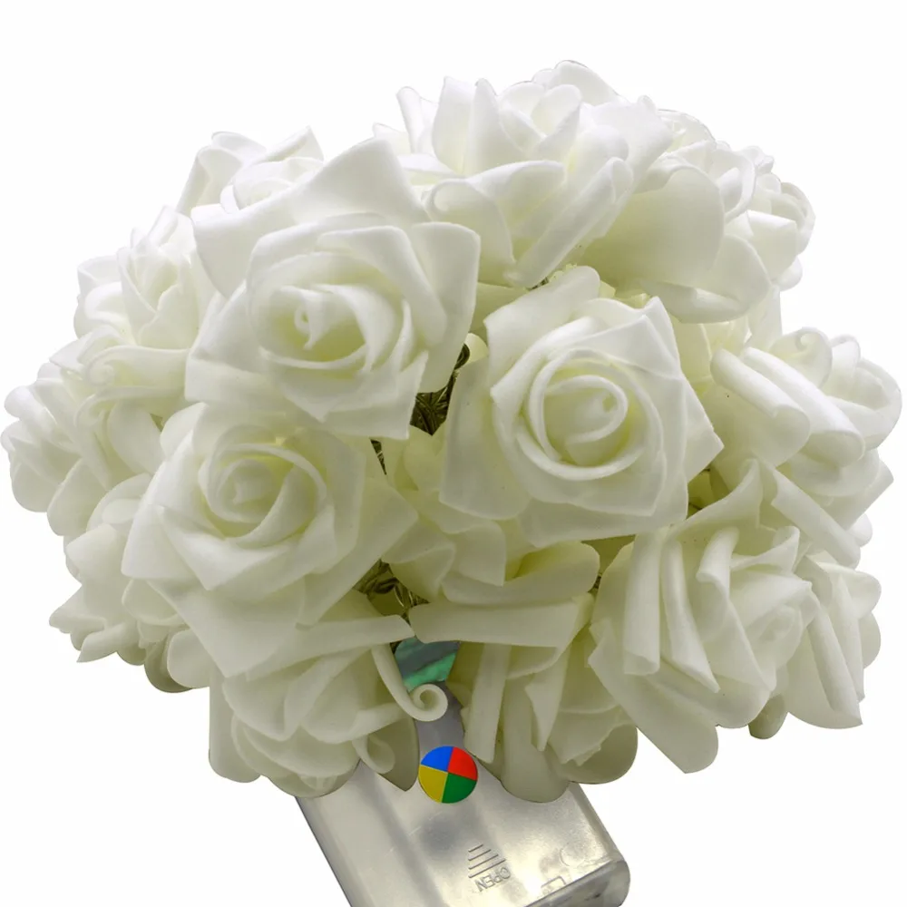 30leds Vovotrade 20 LED Rose Flower Fairy Wedding Christmas Decor String Lights (8)