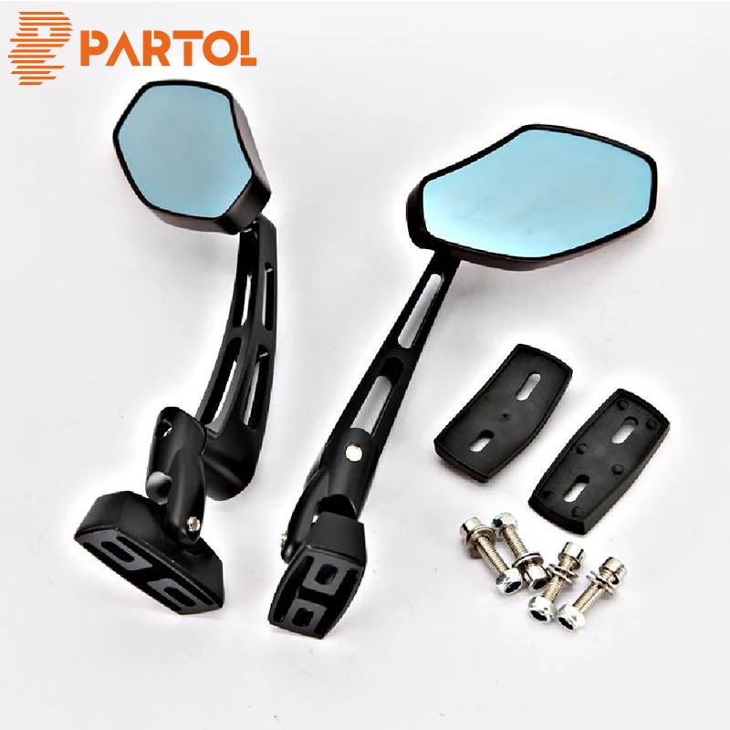 Partol 124* 61mm motocross ATV Off road dirt pit bike motorbike side mirror moto rearview