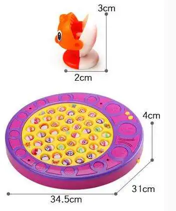 Родитель-ребенок взаимодействия, окружающей головоломки, электрические игрушки рыбалка образовательные игры Батарея электронным Пластик