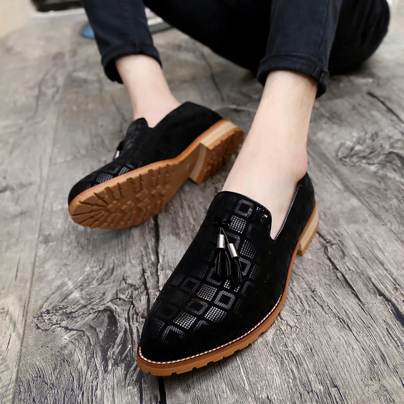 De En Genuino Oxfords Del Hombres Los Lujo Novia Cuero Moda Partido Zapatos Punta plata Remache Marca oro rojo Vestido Boda Negro La 2a dwvxX8E