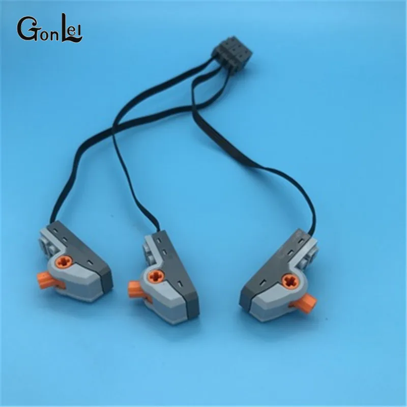 NEW Motors Train Technic Series Power Motor Rechargeable Battery Box IR Remote Receiver LED Light Building Blocks Bricks leGOING