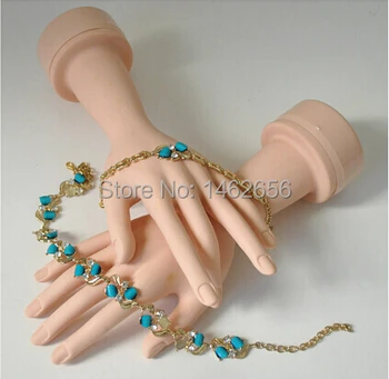 

Free Shipping!! New Arrival PVC Female Hands Mannequin For Jewelry Ring Bracelet Necklace Display High Quality