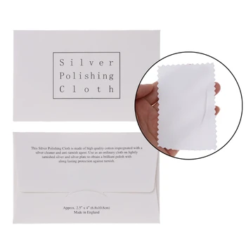 

1Pc Cotton Polishing Cloth for Cleaning Silver Gold and Platinum Jewelry Cleaner