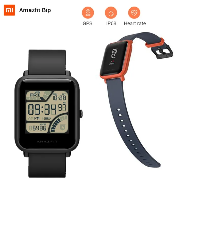 English Ver Xiaomi Huami AMAZFIT Bip Lite Version Smart Watch Bluetooth 4 0 GPS Heart Rate
