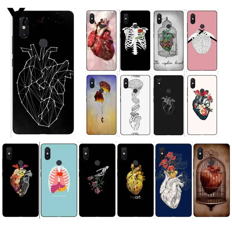 

Yinuoda Medical Human Organs Brain Meridian Kidney Art Phone Cover for Xiaomi Mi6 Mix2 Mix2S Note3 8 8lite Redmi5 note5 Note4 4X