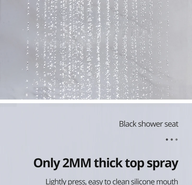 8 Matte Black Shower System Contain Shower Faucet Rough-in Valve Body and Shower Set (9)