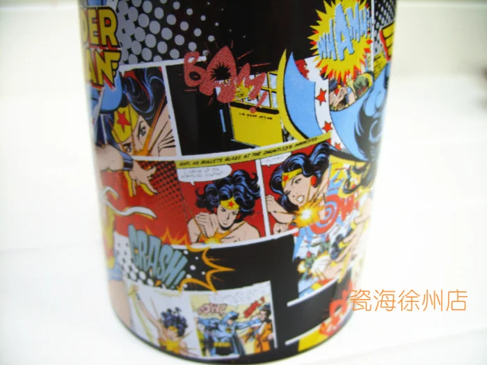 Новое качество керамика кофе чашку Мультфильм комиксов Супермен кружка Человек-паук Железный человек Тор и т. д