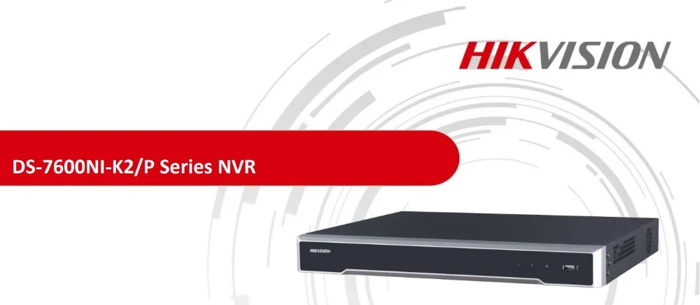 Hikvision 8ch CCTV рекордер PoE NVR DS-7608NI-K1/8 P 8-канальный встроенный Plug& Play 4K сетевой видеорегистратор с 8 PoE портом H.265