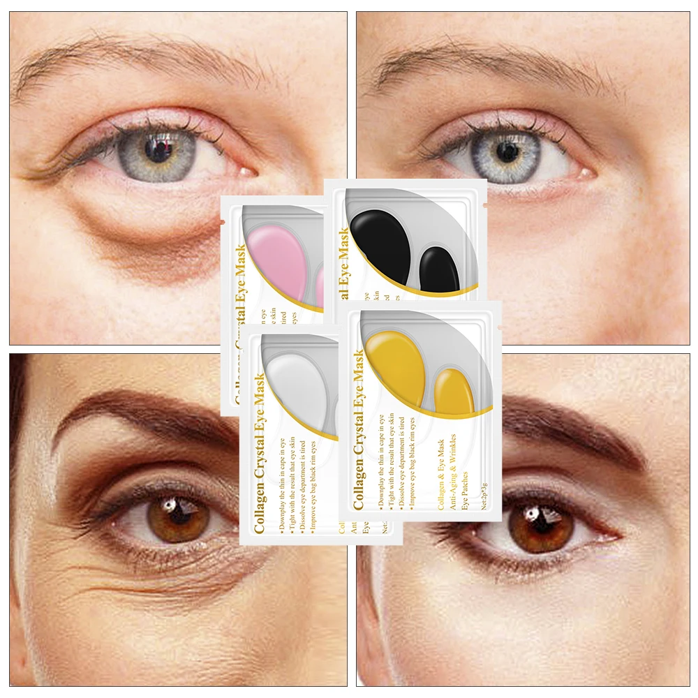 Крем для макияжа soonpure 10 шт. = 5 пар 24 K Золотая Сыворотка глаз маска коллаген против