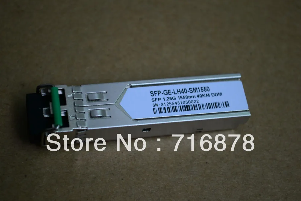 

Compatibe SFP-GE-LH40-SM1550nm,1.25G,1550nm,10KM,SFP module,3 years warranty