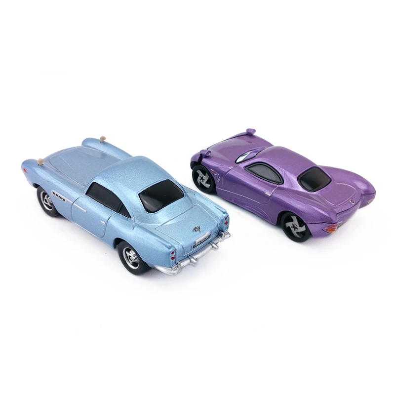 Disney Pixar Cars 2 Финн МакМиссл и Холли Shiftwell металлическая литая игрушка автомобиль 1:55 Свободные Новое и