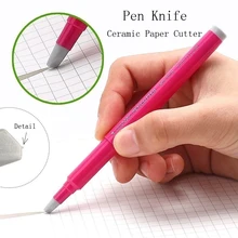 Fromthenon Japan Creative Paper Pen Knife Wear-Resisting Newspaper Hand Book Paper Cutter Tape Ceramic Blade Cutting Knives 13cm Fromthenon Japan Creative Paper Pen Knife Wear-Resisting Newspaper Hand Book Paper Cutter Tape Ceramic Blade Cutting Knives 13cm