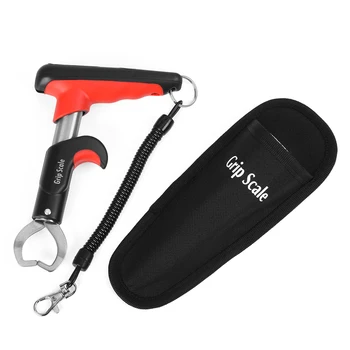 

Mini Fish Lip Grabber Gripper Nonslip ABS Handle Fishing Lip Grip Tool Fish Holder With Digital LED Scale Fishing Tool