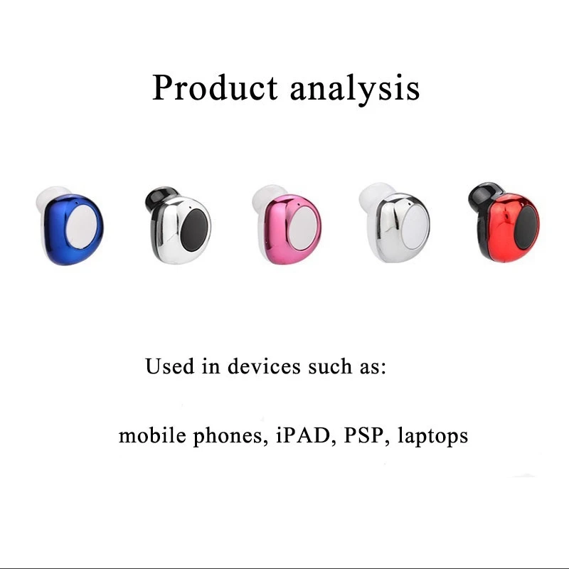 Vtin Mini Wireless Bluetooth Earphones In Ear Earpiece Invisible Headset Handsfree Magnet USB Charger Earbuds Cordless Earphones (3)