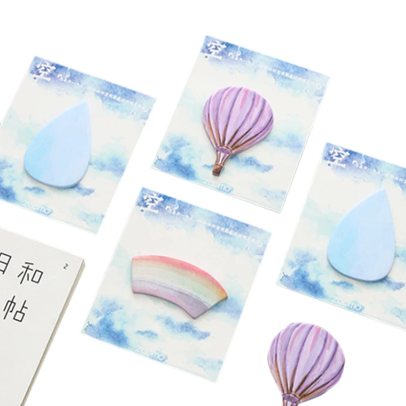 

1pack /lot Creative Rainbow Cloud Series Self-Adhesive Memo Pad N Times Sticky Notes Stationery Office School Supplie