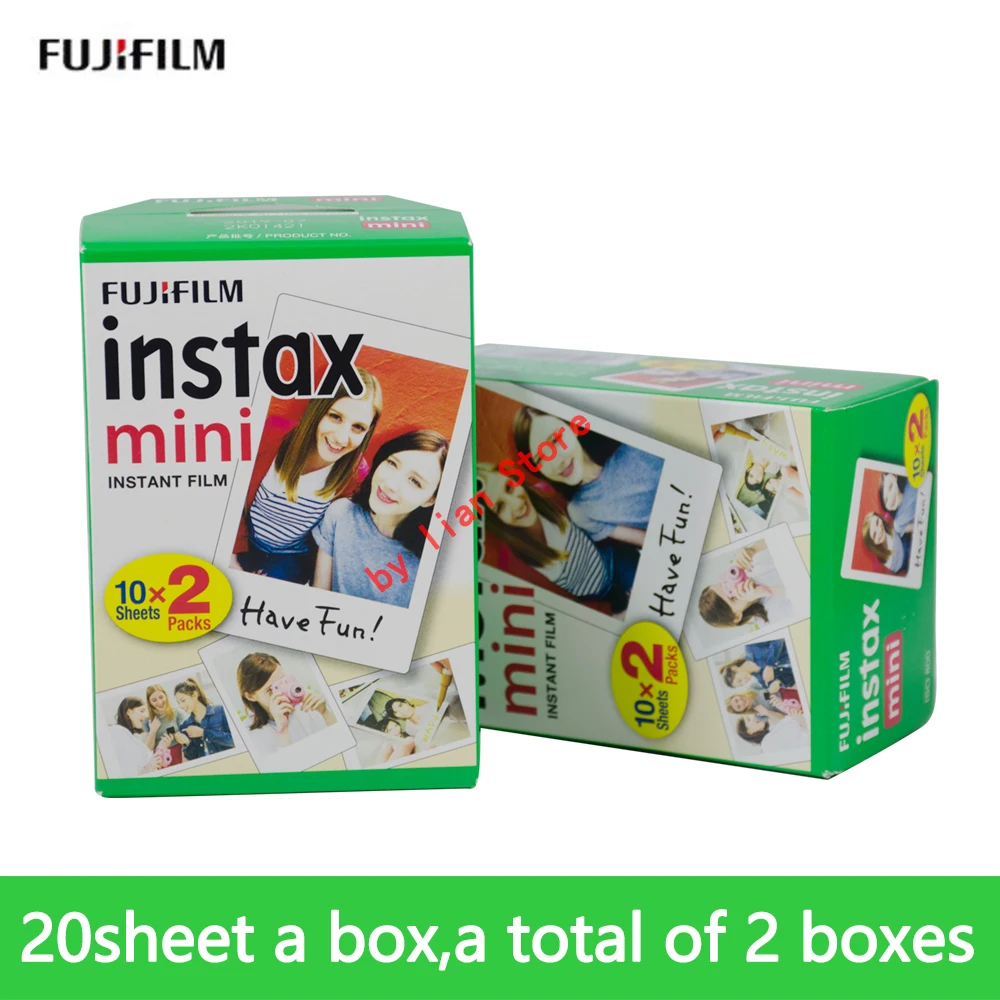 

new 20/a box fujifilm instax mini 9 films 40 sheet white Edge 3 Inch for Instant Camera 7 9 25 50s 70 90 sp-1 sp-2 Photo paper