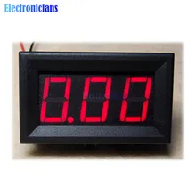 Новая Светодиодная панель красная метр мини цифровой амперметр DC от 0 до 20A