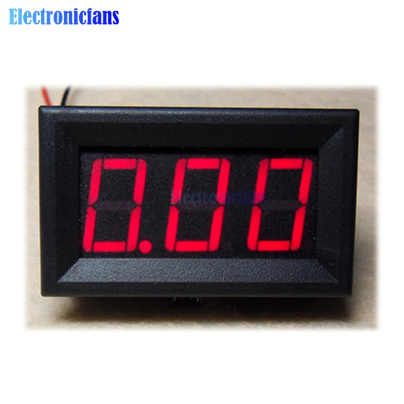 NEW DC 0 To 20A Mini Red LED Panel Meter Digital Ammeter NEW DC 0 To 20A Mini Red LED Panel Meter Digital Ammeter