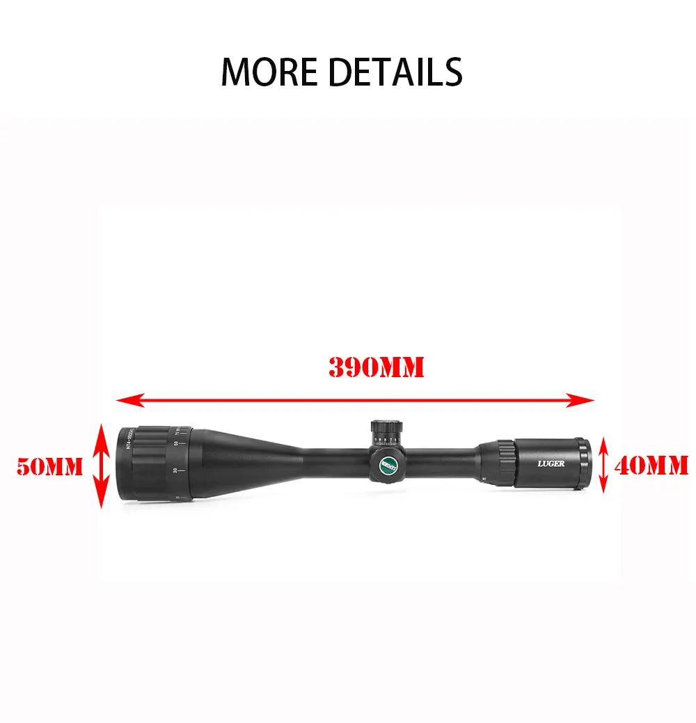 4-16X50AOL прицел с блокировкой охотничий оптический прицел с подсветкой Mil-Dot прицел с гравировкой C0.orrosion сетка