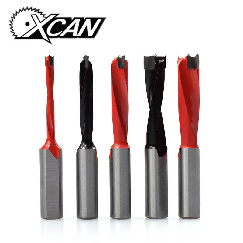 XCAN 1pc 4mm 10mm Wood Forstner Drill Bits 70mm Length Router Bit Right