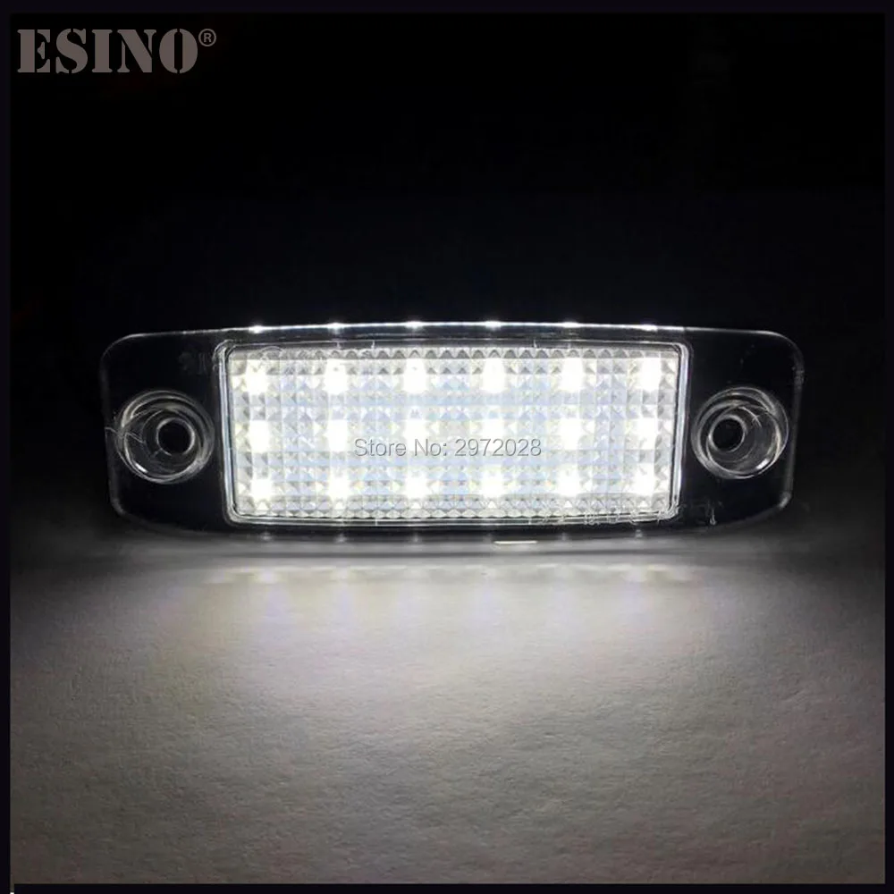 СВЕТОДИОДНЫЙ Автомобильный номерной знак 2 шт. без ошибок CANBUS OBC 18 SMD для Hyundai Terracan