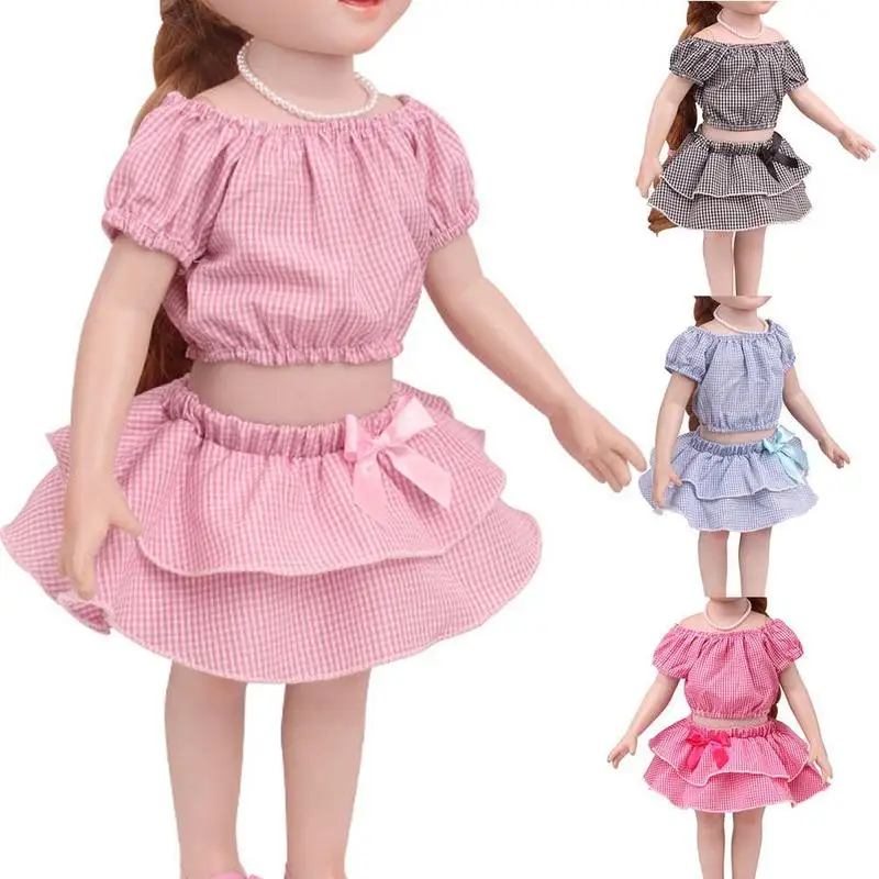 

For 18 Inches Dolls Clothes+dress Doll Accessories Girls Dolls Replacement Skirt Girls Christmas Gift