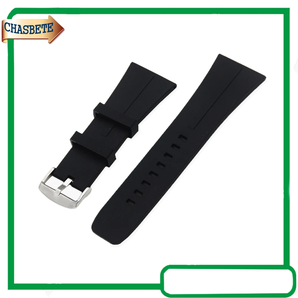 Silicone Rubber Watch Band Universal Watchband 30mm Pin Buckle Resin Strap Belt Wrist Loop Bracelet Black + Tool + Spring Bar Silicone Rubber Watch Band Universal Watchband 30mm Pin Buckle Resin Strap Belt Wrist Loop Bracelet Black + Tool + Spring Bar