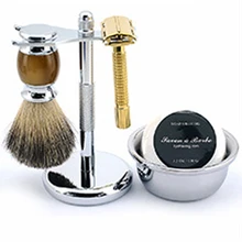 Для мужчин бритвы держатель из нержавеющей помазок стенд безопасности Бритвы Держатель 15,2 см бритва стойки и кисти не включая лезвие