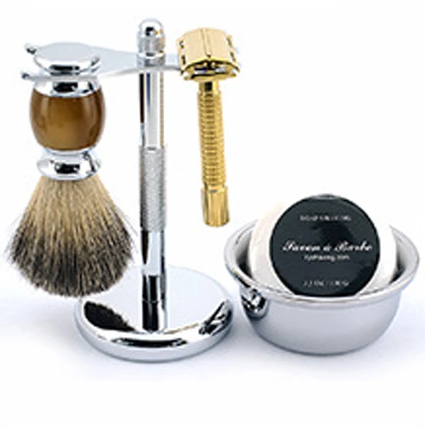 Men Razor Holder Stainless Shaving Brush Stand Safety Razor Razor Holder 15.2cm Razor Rack