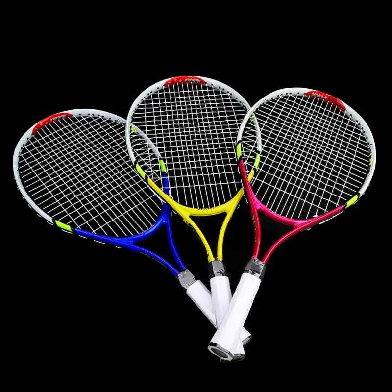 3Colors Professional Kids Teenager Tennis Racket Durable Aluminum Alloy ...