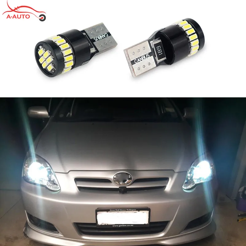2x T10 W5W Canbus Car Interior Parking Lights Clearance LED For Ford focus 1 2 3 fiesta mondeo