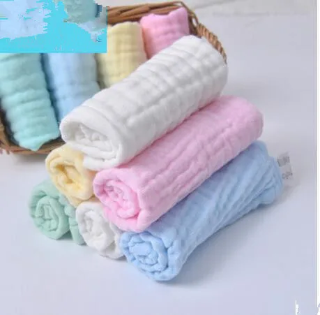 Хлопковое Марлевое полотенце, полотенце для малышей, принадлежности для новорожденных, маленькое полотенце, носовой платок для детей
