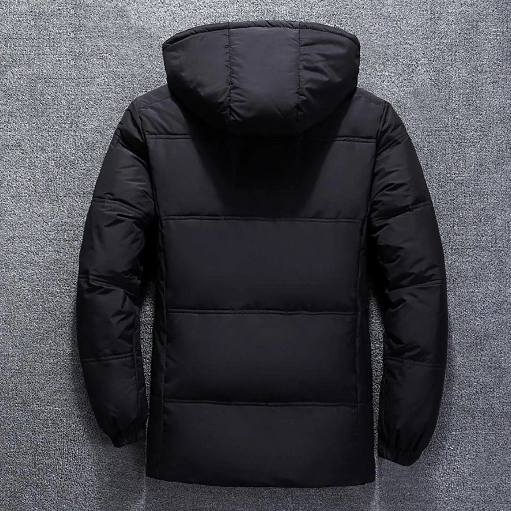 Ideal  2019 Winter Jacket Mens Quality Thermal Thick Coat Snow Red Black Parka Male Warm Outwear Fashion -